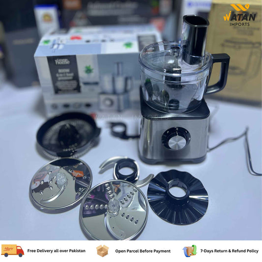 George Home 6 in-1 Food Processor | 800W Powerful Motor | Multi-Function Kitchen Appliance