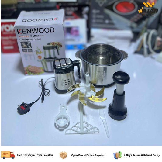 Kenwood 5-in-1 Electric & Manual Food Chopper 5L – 1000W Powerful Motor | Multi-Purpose Kitchen Processor