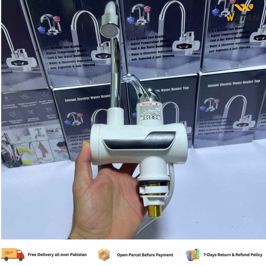 Instant Electric Hot Water Tap – Fast Heating Faucet | 3000W | Energy Efficient | Kitchen & Bathroom Instant Heater