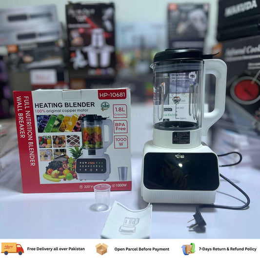 1000W Heating Blender | Touch Screen | 1.8L BPA-Free Jug | Full Nutrition Wall Breaker