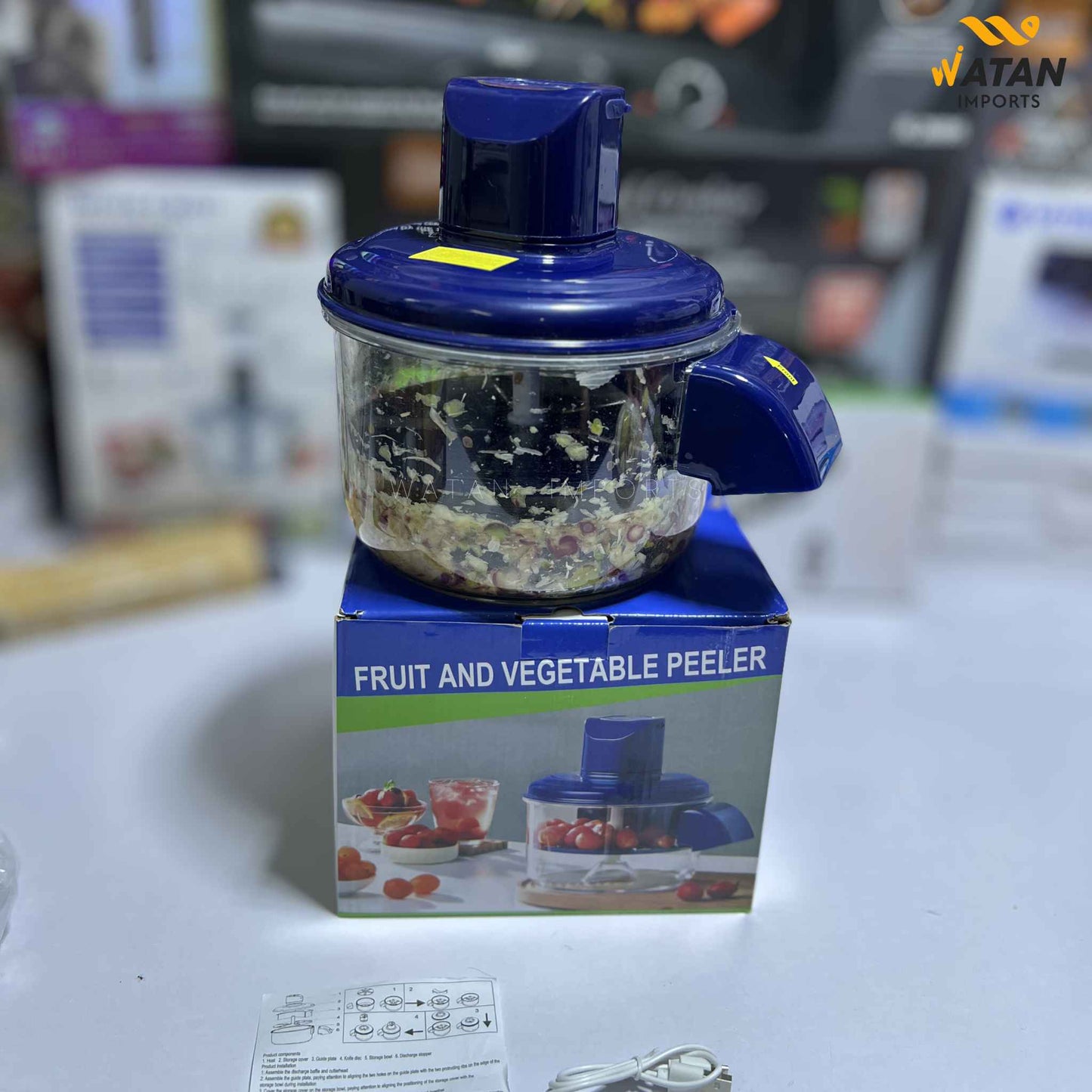 Rechargeable Electric Vegetable & Fruit Peeler | Best Tool for Save Time and Efforts