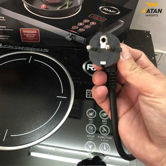 RAF Infrared Cooker 3500W – Fast Heating Electric Hot Plate | Energy Efficient Stove for Pakistani Kitchens
