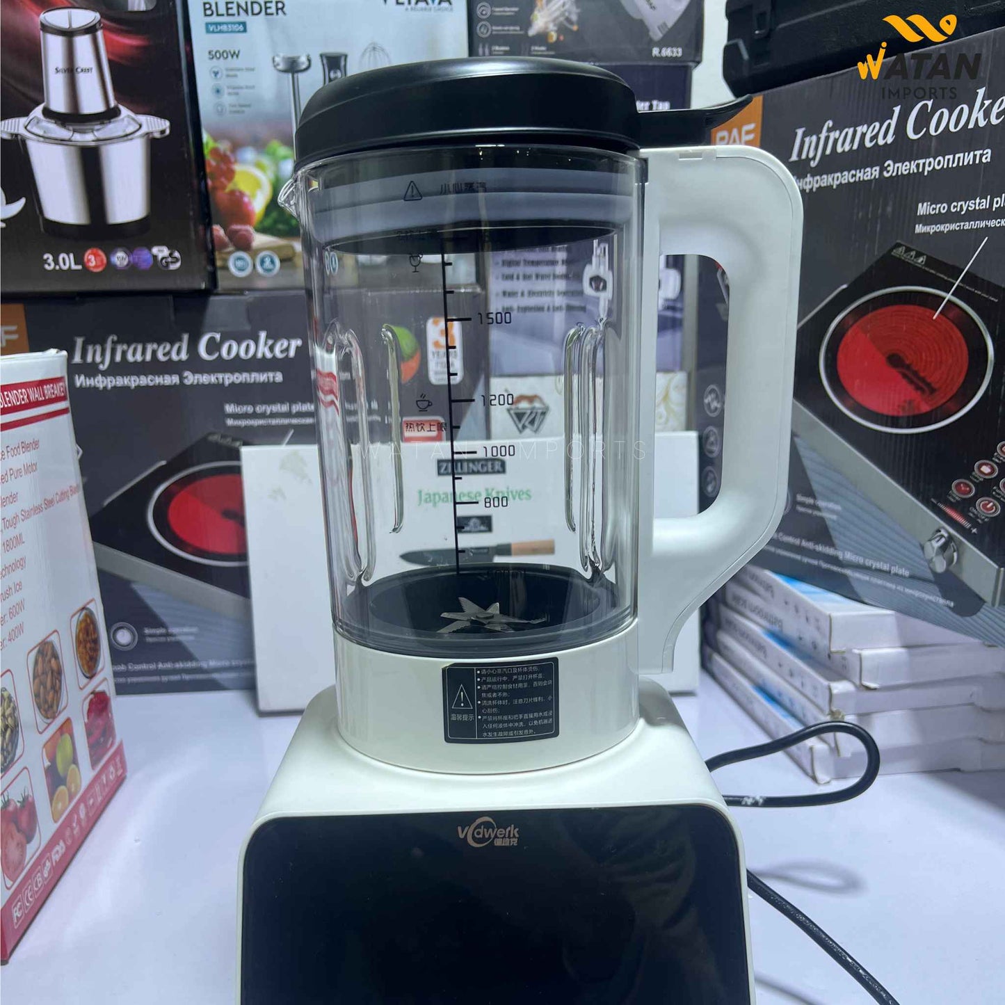 1000W Heating Blender | Touch Screen | 1.8L BPA-Free Jug | Full Nutrition Wall Breaker