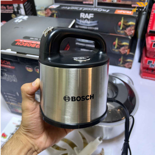 Bosch 1000W Heavy-Duty Chopper – Solve Tough Meat, Onion & Vegetable Chopping in Seconds | 5L Stainless Steel Bowl