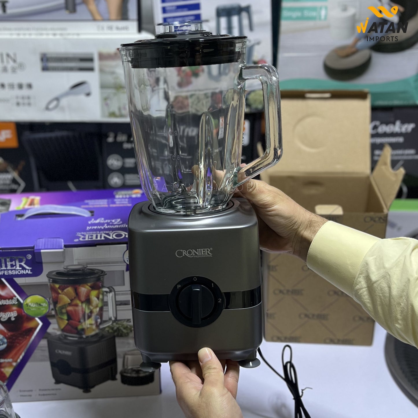 Cronier Professional CR-1120 Multi-Purpose Blender – 1200W