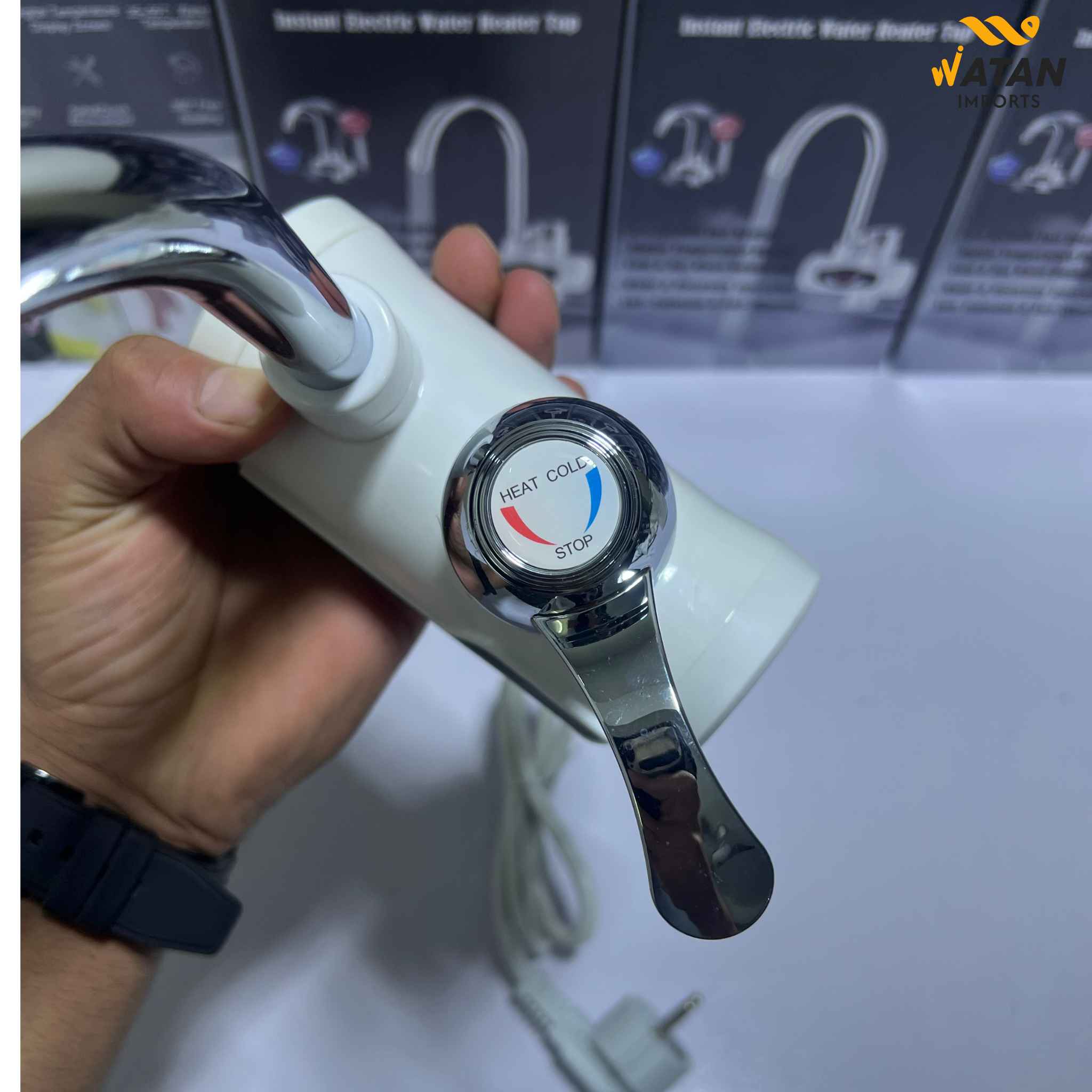 Instant Electric Hot Water Tap – Fast Heating Faucet | 3000W | Energy Efficient | Kitchen & Bathroom Instant Heater