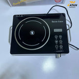 Silver Crest 3500W Ceramic Cooker – Modern Ring Glass Electric Stove Cooktop for Home Use