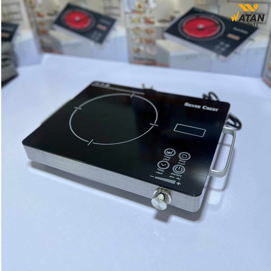 Silver Crest Electric Ceramic Hot Plate – Safe, Stylish & Quick Cooking