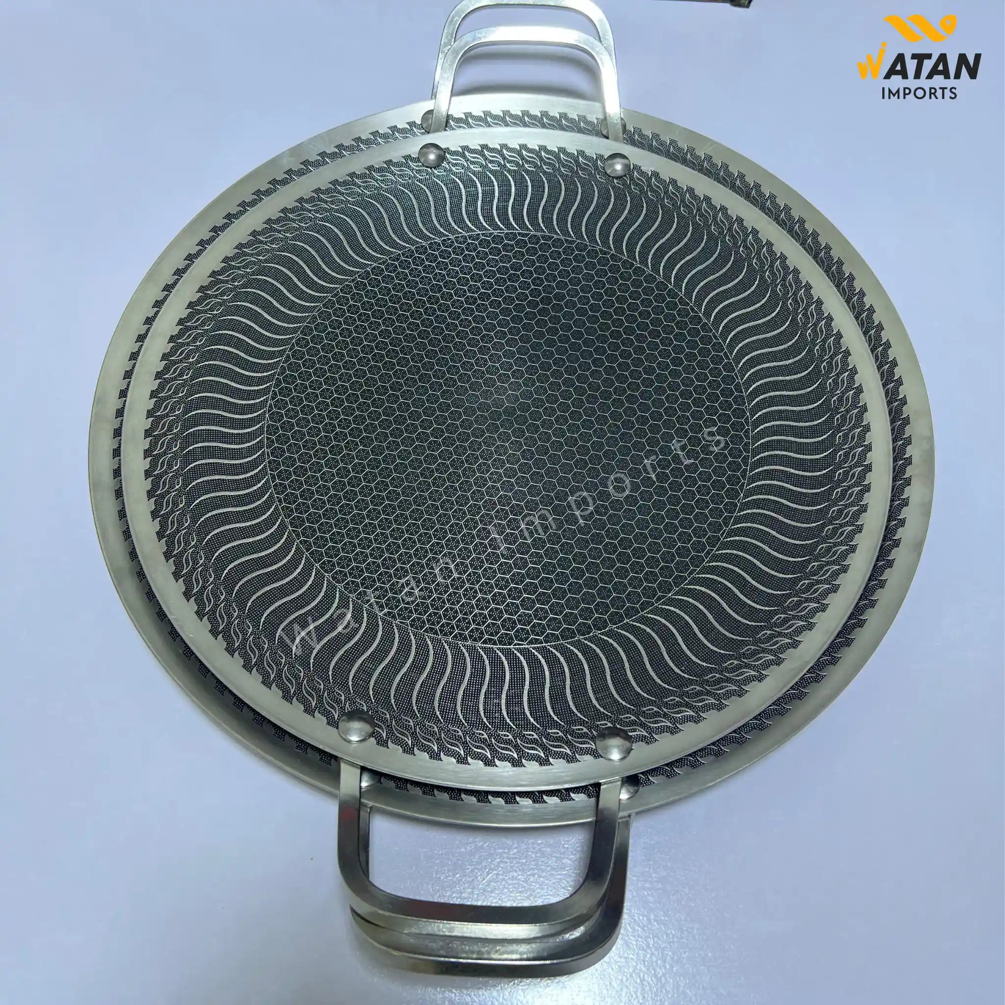 Premium Laser Coating Tawah – 34cm & 38cm | Non-Stick & Durable