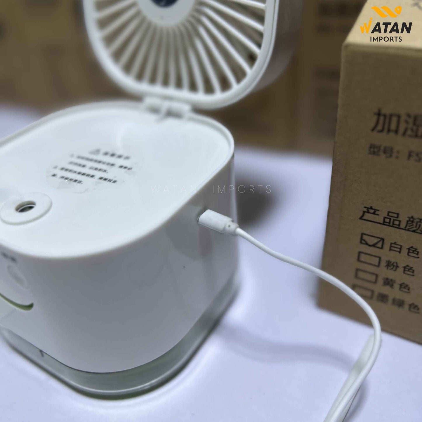 Portable Mist Fan 5W – 500ml Water Tank | Powerful Cooling & Refreshing Spray