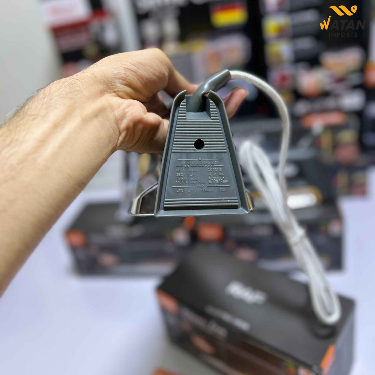 RAF Electric Dry Iron 1600W with Non-Stick Soleplate Model R-1108  – Lightweight, Durable & Easy Glide