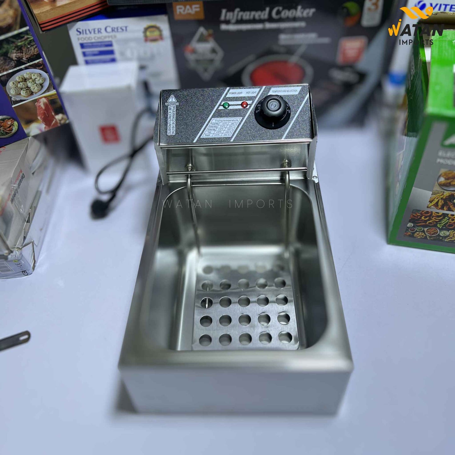 Avinas 6.8L Deep Fryer – 2800W Powerful Stainless Steel Fryer