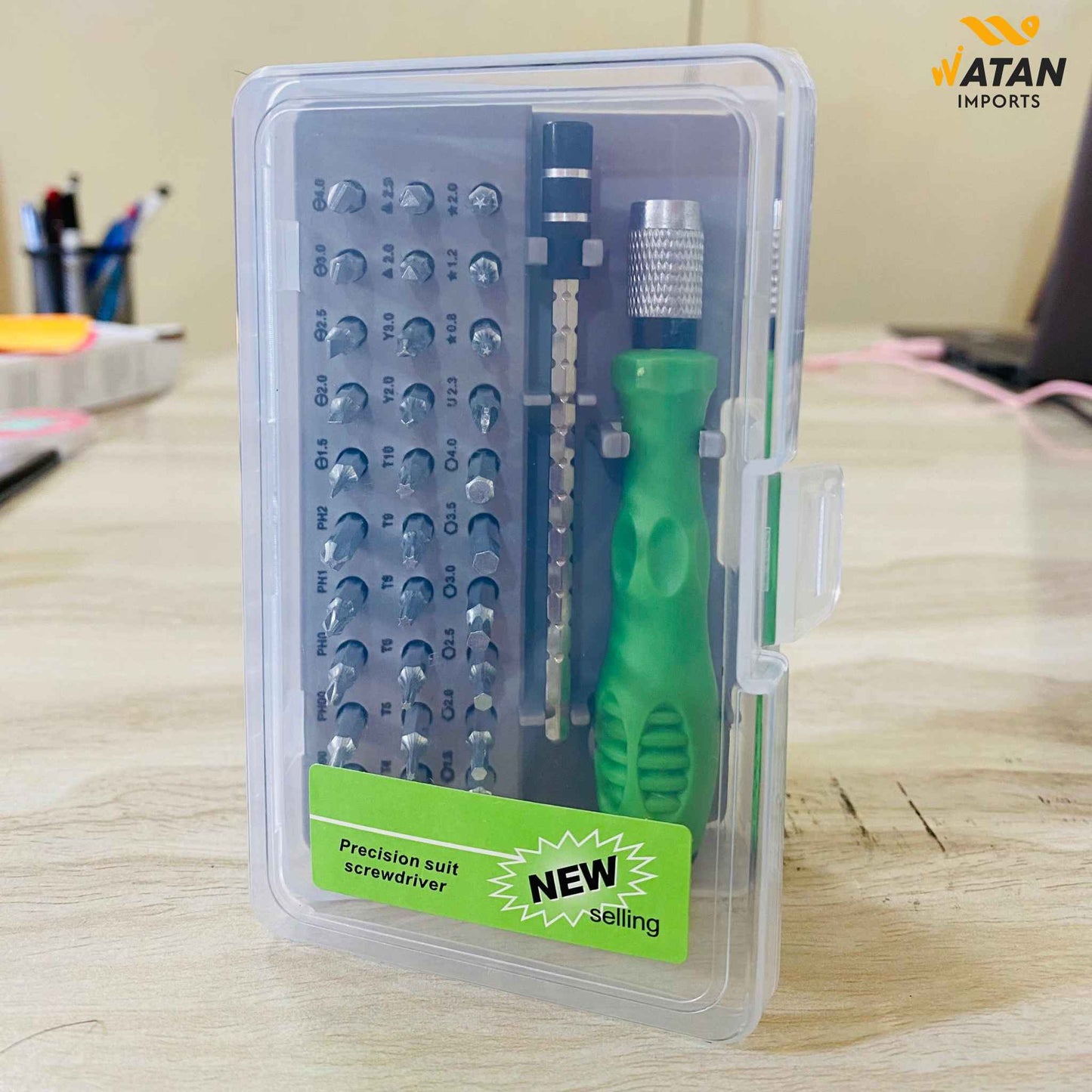 32 in 1 Multifunctional Screwdriver Set with 30 PCS Torx Phillips Magnetic Screw Driver Bits Mini Repair Tool for Phone Watch PC