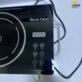 Silver Crest 3500W Ceramic Cooker – Modern Ring Glass Electric Stove Cooktop for Home Use