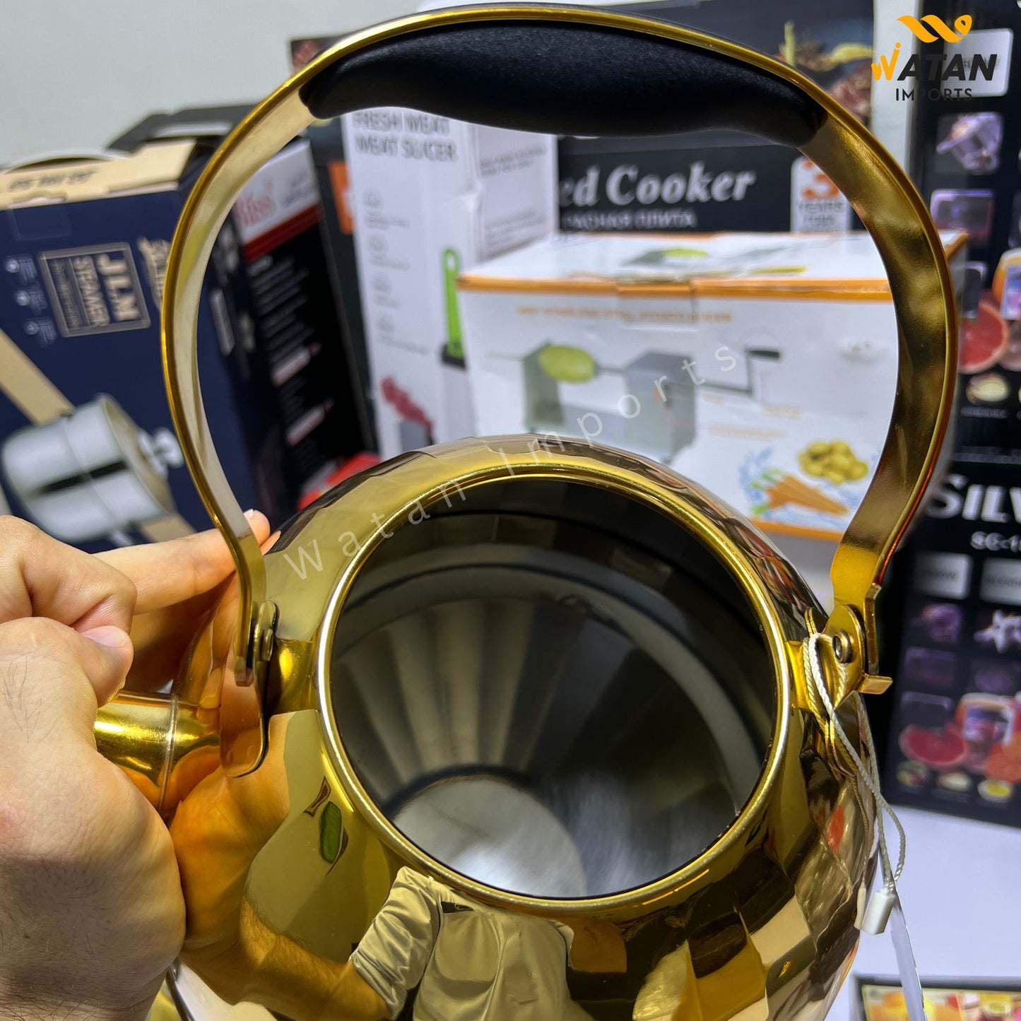 Hous Roland Kettle – Stainless Steel Body – 3 Liter / 2 Liter Capacity – Durable & Elegant