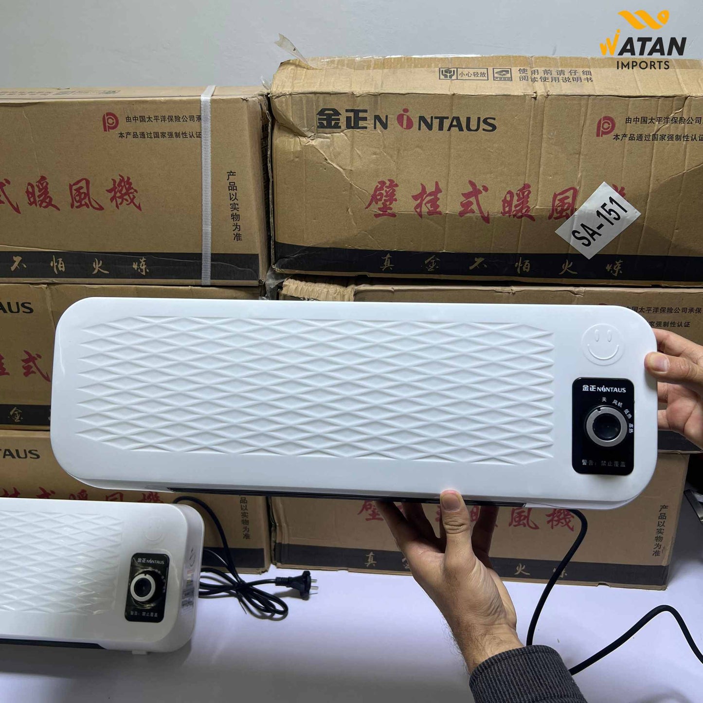 NTaus Wall Mounted Split-Type Heater | 2000W Fast Heating Element | Energy-Efficient Room Heater