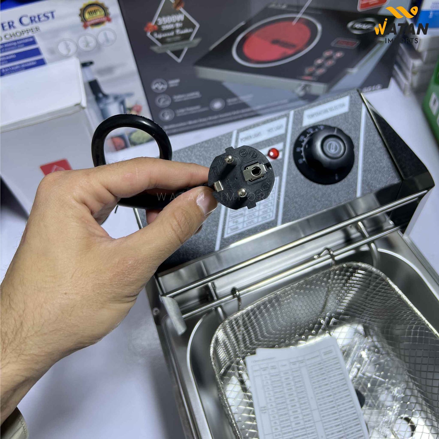 Avinas 6.8L Deep Fryer – 2800W Powerful Stainless Steel Fryer