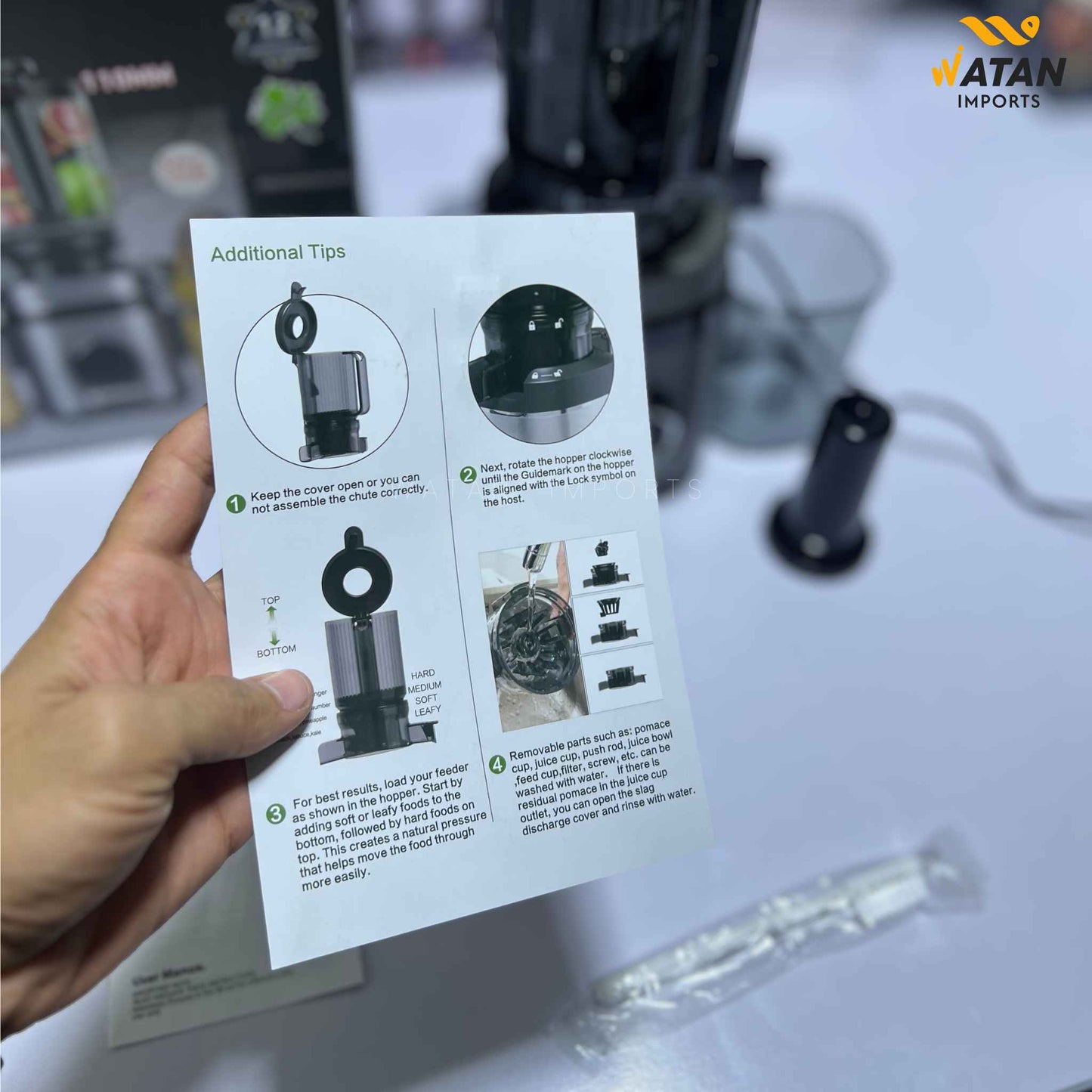 Hoffmans Slow Juicer | 300W Copper Motor | German Technology | Up to 96% Juice Yield
