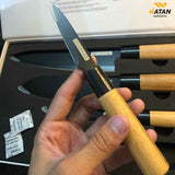Zillinger Japanese 4-Piece Knife Set -Precision Crafted for Masterful Cooking