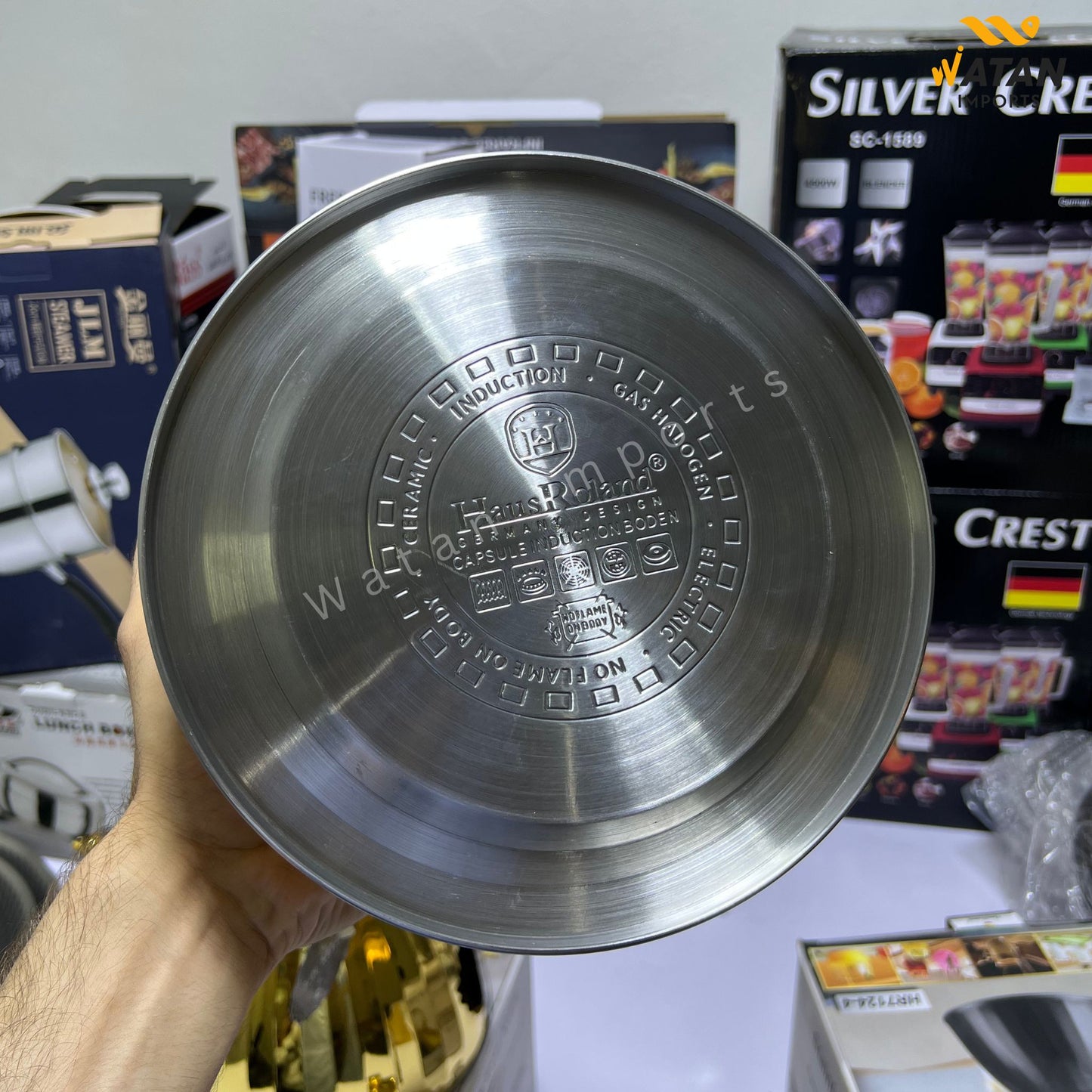 Hous Roland Kettle – Stainless Steel Body – 3 Liter / 2 Liter Capacity – Durable & Elegant