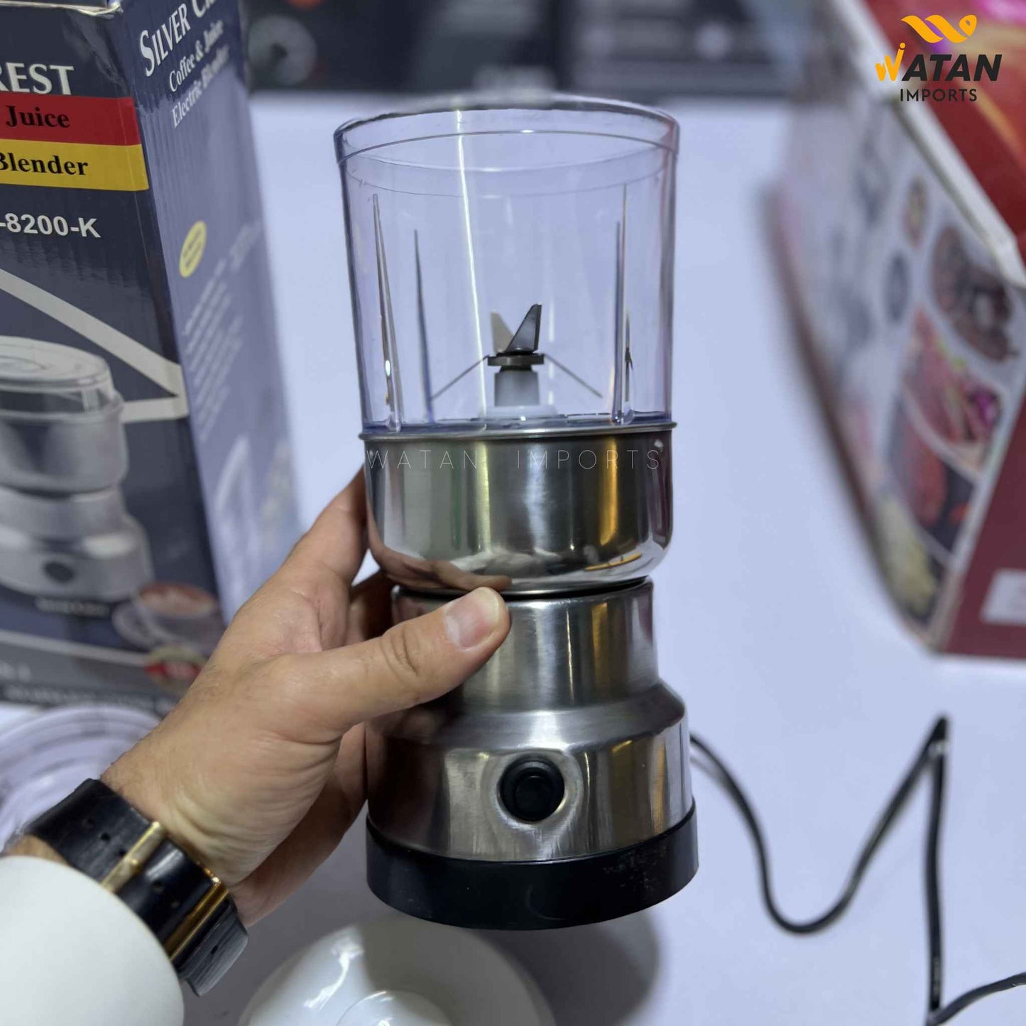 Silver Crest 2-in-1 Coffee & Juice Electric Blender SC-8200-K