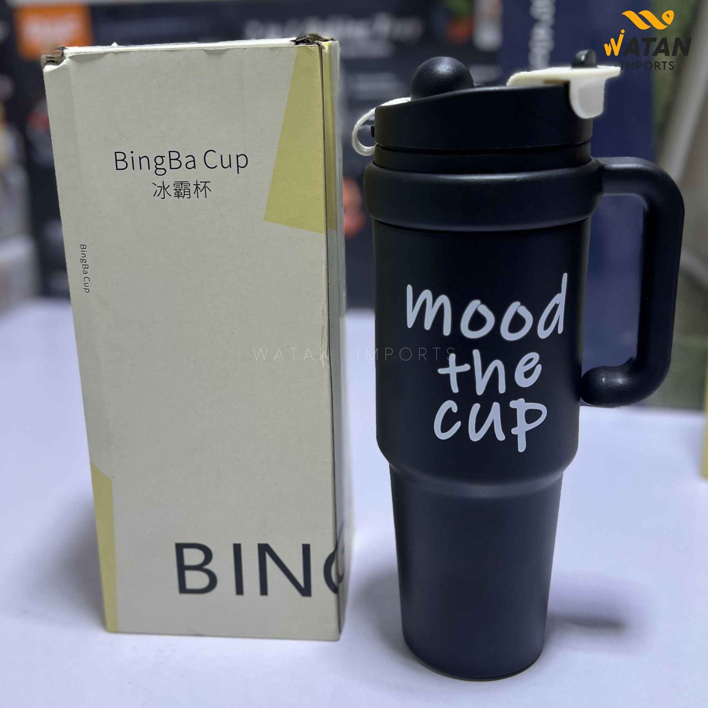 Bingba Insulated Water Bottle – 1000ML Vacuum Insulated Stainless Steel Water Bottle
