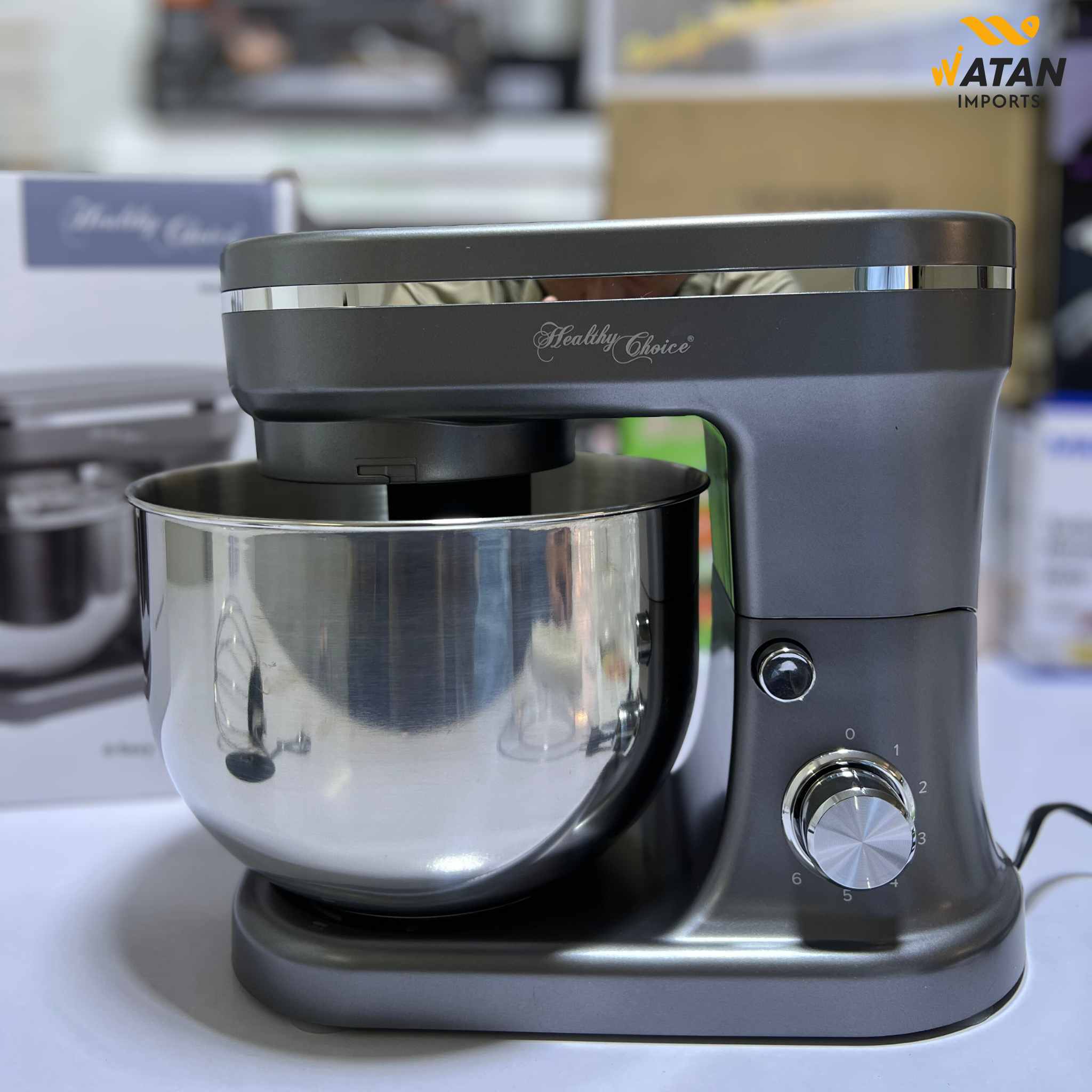 Lenox Kitchen Stand Mixer 1200 Watt with 5 Liter Stainless Steel Bowl | Dough Hook, Whisk & Beater