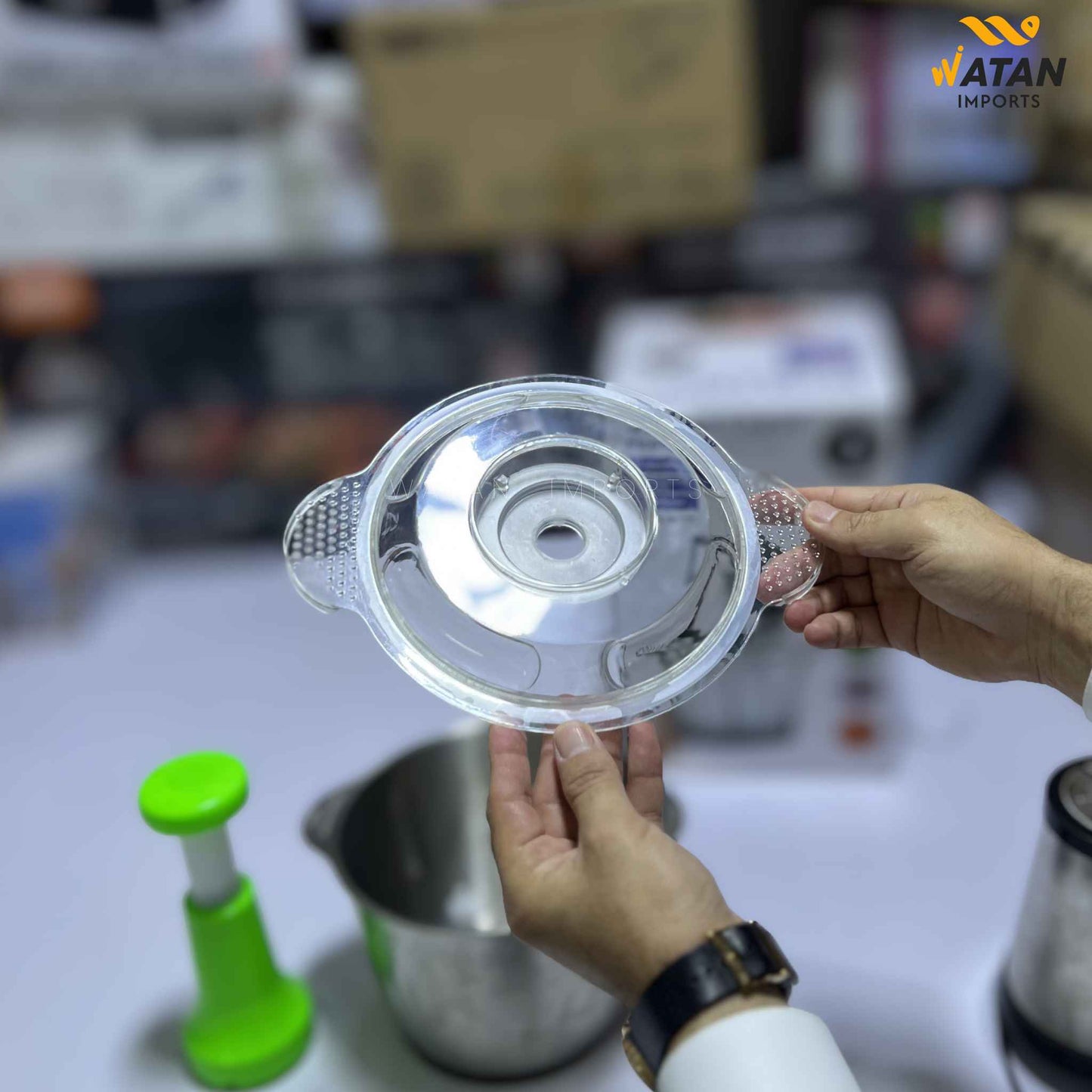 Silver Crest 2 in 1 Chopper – 3L Stainless Steel Bowl | 300W Powerful Motor | Electric + Manual Shaft
