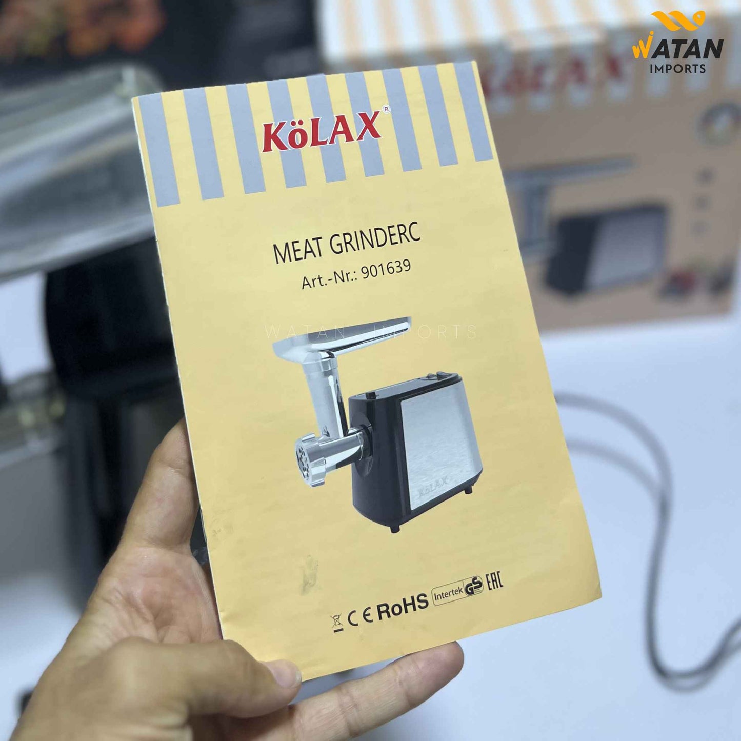 Imported Kolax Meat Mincer 1800W – Heavy Duty Electric Mincer