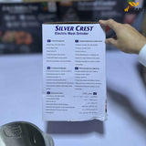 Silver Crest 2 in 1 Chopper – 3L Stainless Steel Bowl | 300W Powerful Motor | Electric + Manual Shaft