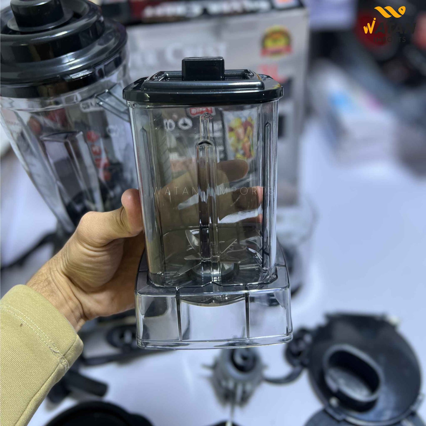 Silver Crest 8-in-1 Multi-Purpose Juicer Blender | Powerful Motor | Dry & Wet Grinder | Food Processor