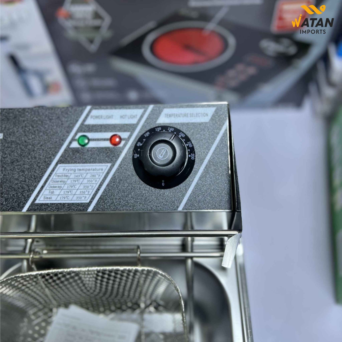 Avinas 6.8L Deep Fryer – 2800W Powerful Stainless Steel Fryer