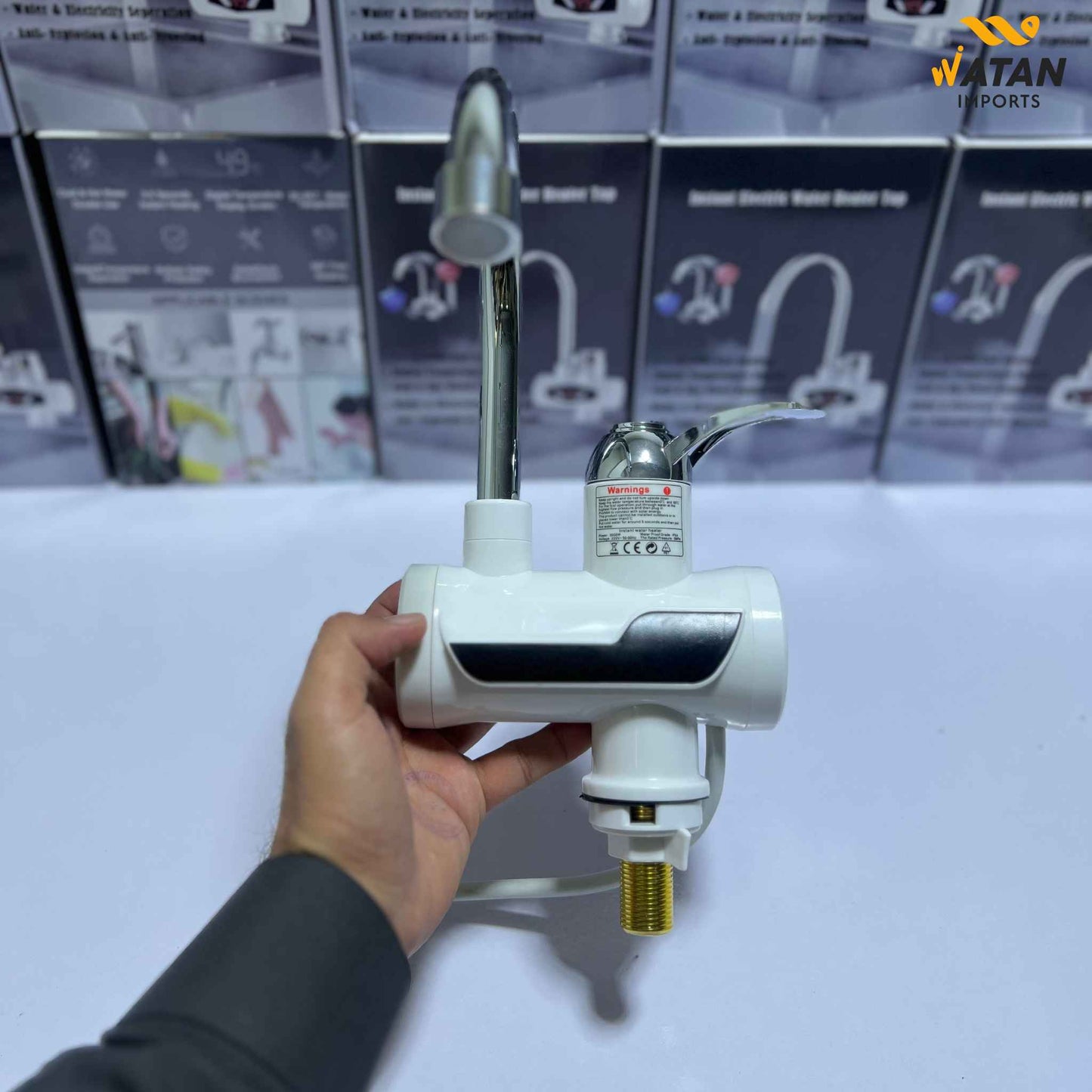Instant Electric Hot Water Tap – Fast Heating Faucet | 3000W | Energy Efficient | Kitchen & Bathroom Instant Heater