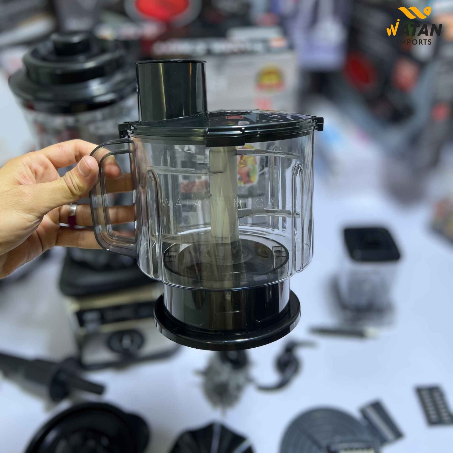 Silver Crest 8-in-1 Multi-Purpose Juicer Blender | Powerful Motor | Dry & Wet Grinder | Food Processor