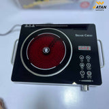 Silver Crest 3500W Ceramic Cooker – Modern Ring Glass Electric Stove Cooktop for Home Use