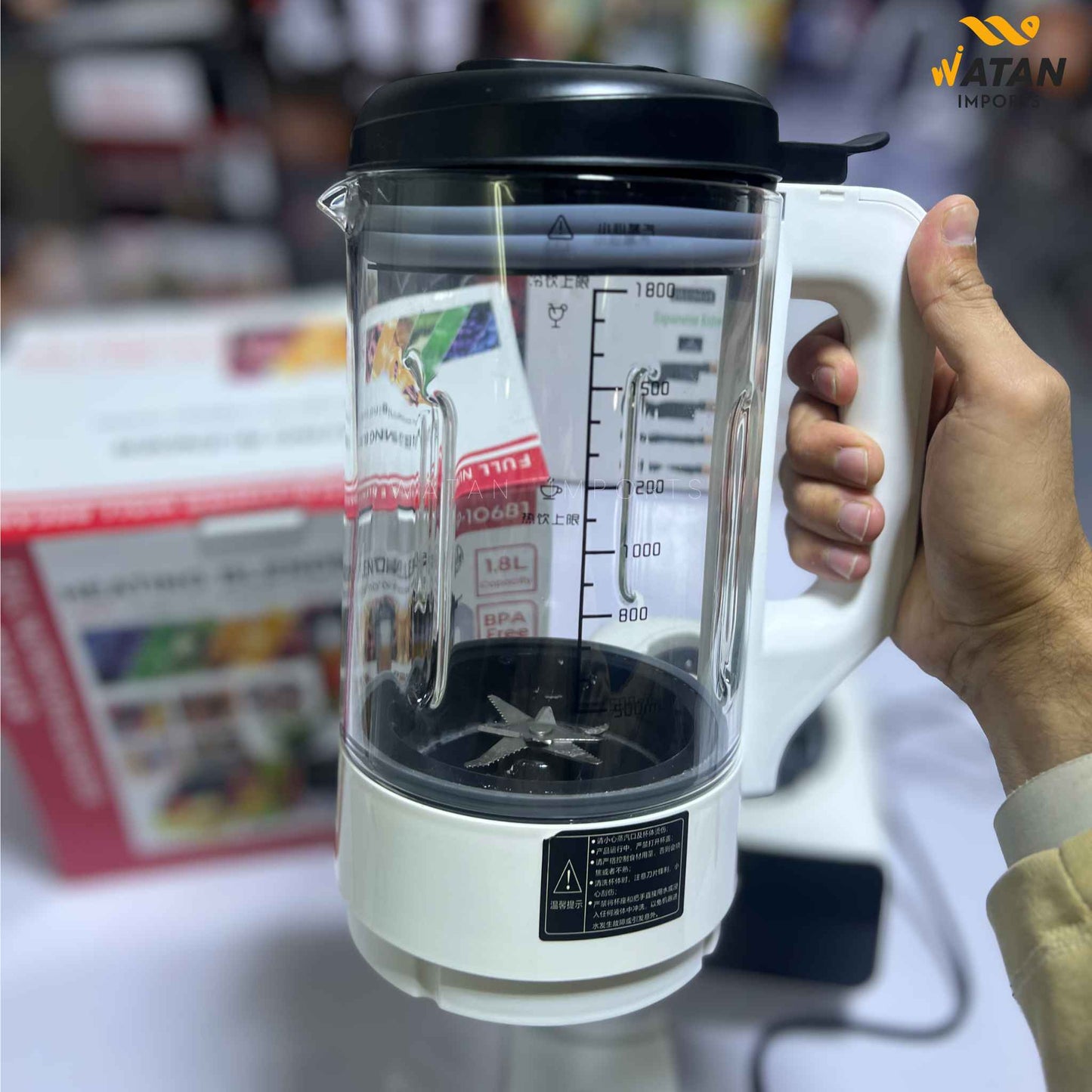 1000W Heating Blender | Touch Screen | 1.8L BPA-Free Jug | Full Nutrition Wall Breaker