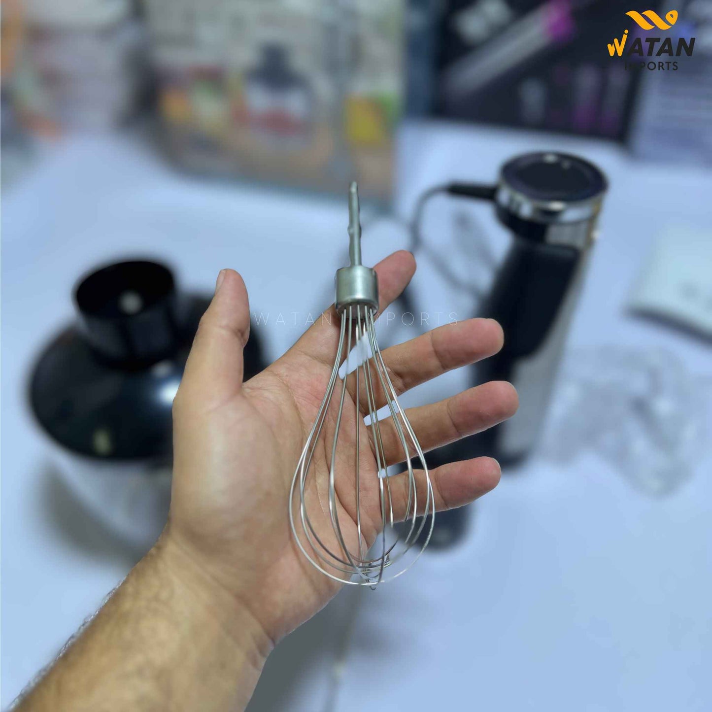 MIVAN 4 in 1 Hand Blender | 2800W Powerful Motor | German Technology | Chopper, Whisk & Beaker