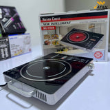 Silver Crest 3500W Ceramic Cooker – Modern Ring Glass Electric Stove Cooktop for Home Use