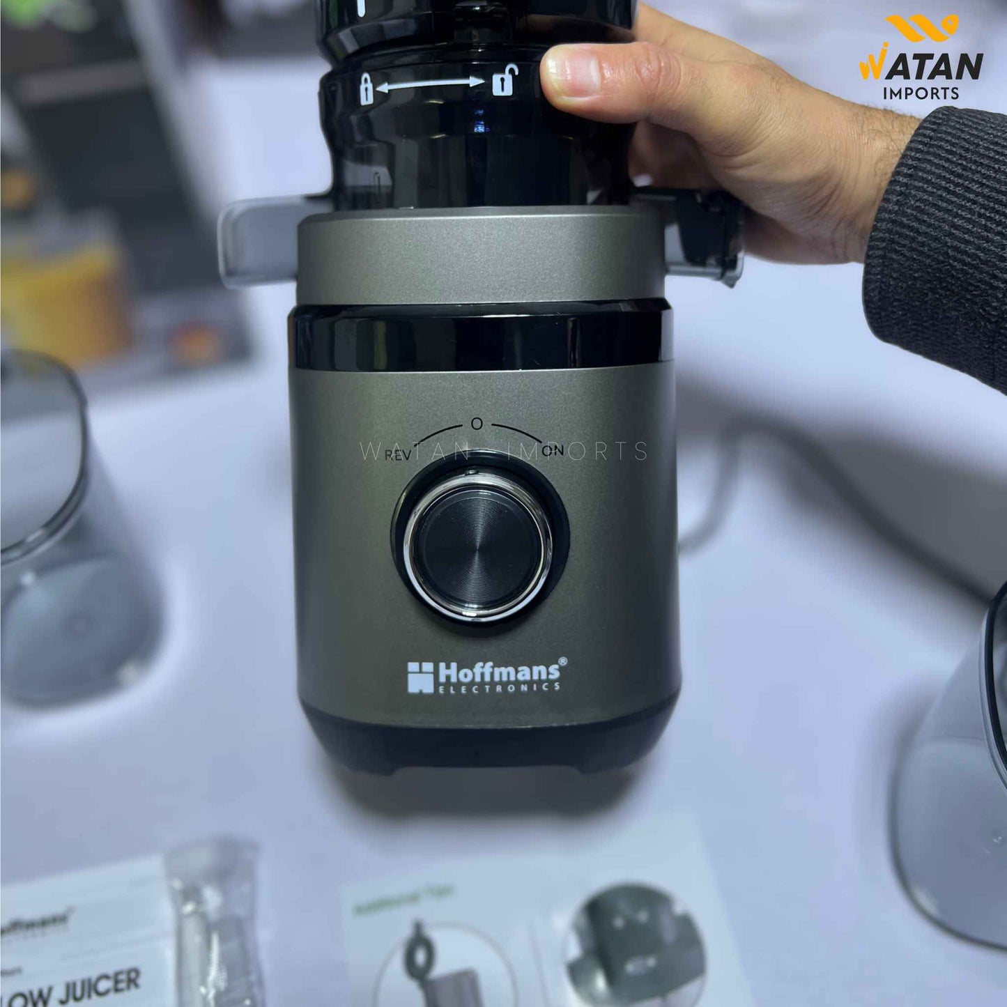 Hoffmans Slow Juicer | 300W Copper Motor | German Technology | Up to 96% Juice Yield