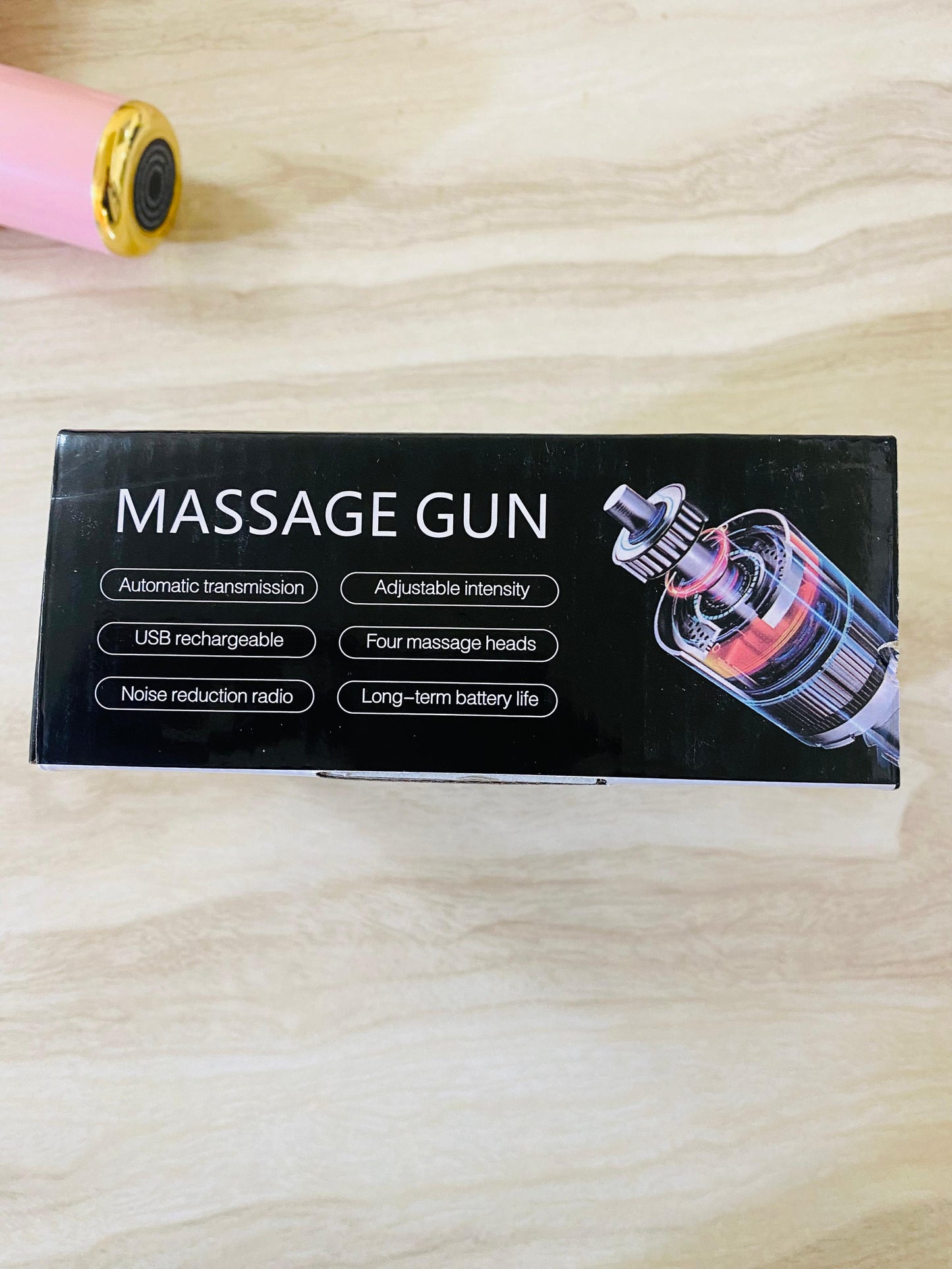 USB Mini Massage Gun Fascia Machine Muscle Relaxation Vibrating Gun Rod Massage Fitness Equipment Neck Grab Fascia Gun